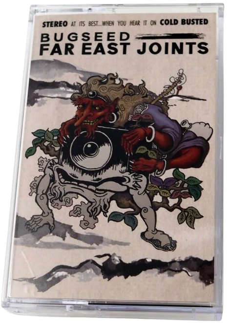 妖怪画家ヨハクが描いたbugseed氏のアルバムfar east joints用の天狗イラスト